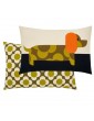 Dachshund Yellow Cushion,...