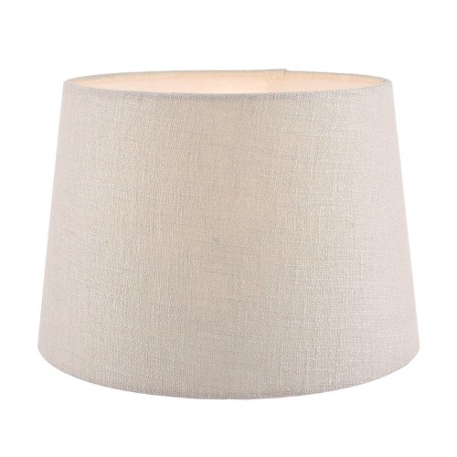 Laura Ashley lampshade, empire size, in silver Bacall fabric, design. Available in various sizes.