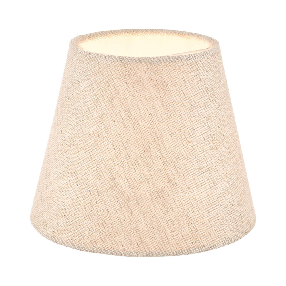 Bray linen upholstered lampshade, Laura Ashley. Natural tone. Ideal design for table bases and ceiling lamps. Various measures.