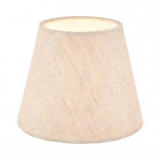 Bray linen upholstered lampshade, Laura Ashley. Natural tone. Ideal design for table bases and ceiling lamps. Various measures.