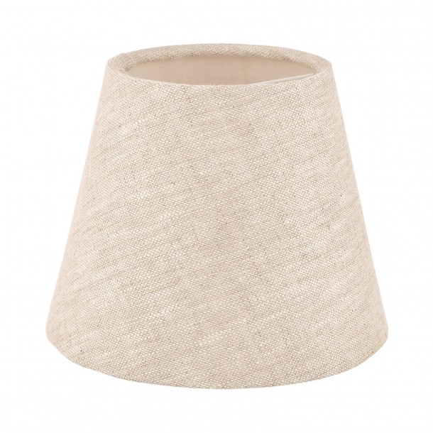 Bray linen upholstered lampshade, Laura Ashley. Natural tone. Ideal design for table bases and ceiling lamps. Various measures.