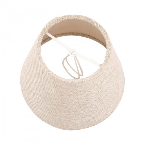 Bray linen upholstered lampshade, Laura Ashley. Natural tone. Ideal design for table bases and ceiling lamps. Various measures.