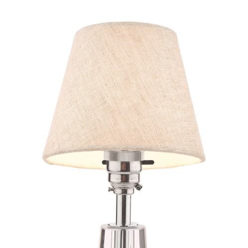 Bray linen upholstered lampshade, Laura Ashley. Natural tone. Ideal design for table bases and ceiling lamps. Various measures.