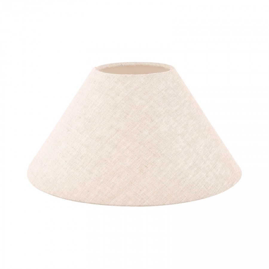 Bray linen upholstered lampshade, Laura Ashley. Natural tone. Ideal design for table bases and ceiling lamps. Various measures.