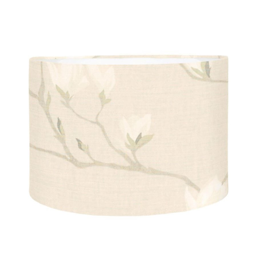 Handmade Natural Magnolia shade, Laura Ashley. White flowers and natural background. Suitable for desktop, 2 sizes.