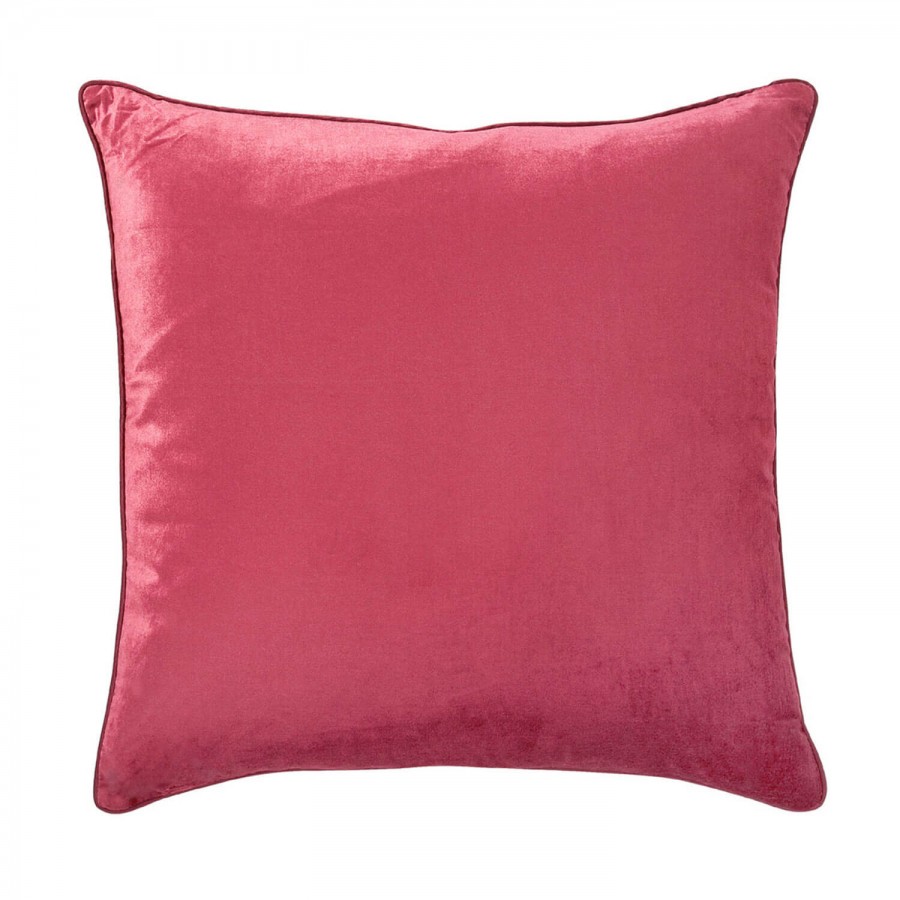 Nigella velvet cushion, by Laura Ashley in blueberry tone. Square 50 x 50 cm. Padding included.