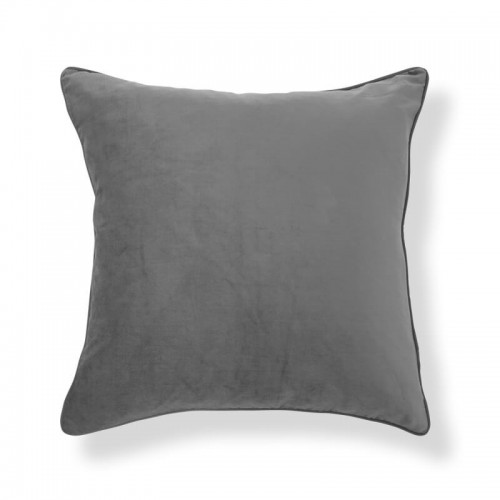 Laura Ashley Nigella velvet cushion. Dark gray tone. Square 50 x 50 cm. Padding included.