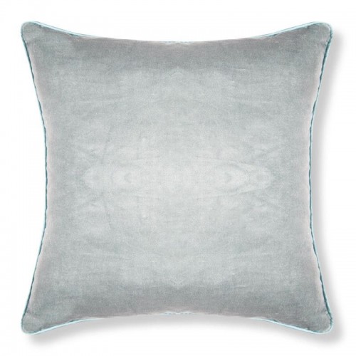 Nigella velvet cushion, by Laura Ashley in a greenish gray tone. Square 50 x 50 cm. Padding included.