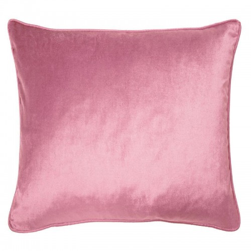 Laura Ashley Nigella velvet cushion in peony pink. Square 50 x 50 cm. Padding included.