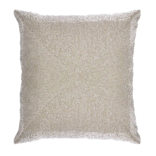 Square cushion with silver beads, by Laura Ashley. It measures 35 x 35 cm and includes padding.