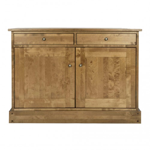 Honey sideboard. Garrat Collection, Laura Ashley. 2 drawers and 2 cupboards and adjustable shelf. Stained solid birch.