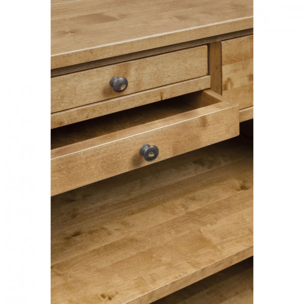 Garrat honey console. Garrat Collection, Laura Ashley. 4 drawers and 1 shelf. Solid birch subjected to staining.