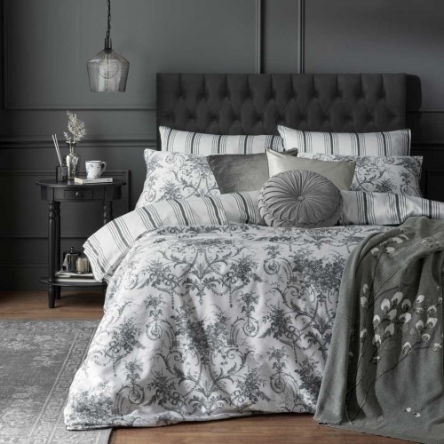Tuleries Charcoal Bed Set,...