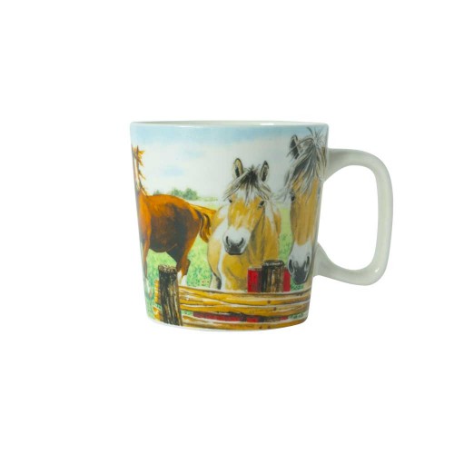 Mini Mug Horses 23 cl. FARM