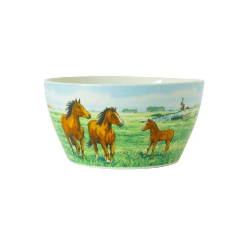 Bowl 13 cm Horses. FARM