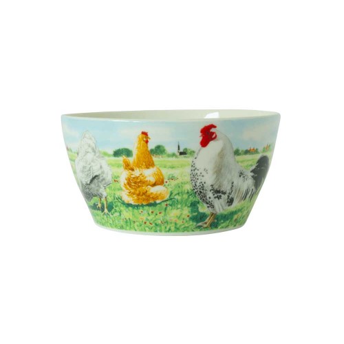 Bowl 13 cm Chickens. FARM