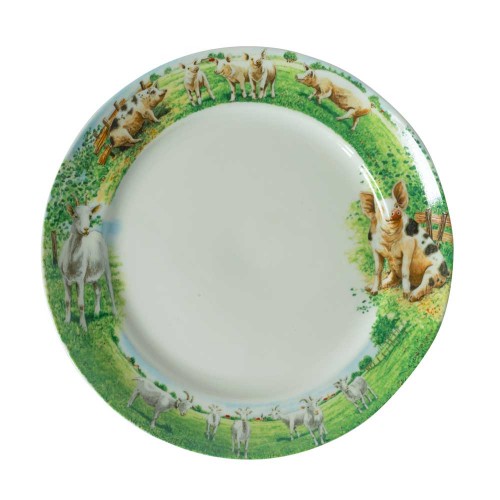 Flat Plate 25 cm Goats...