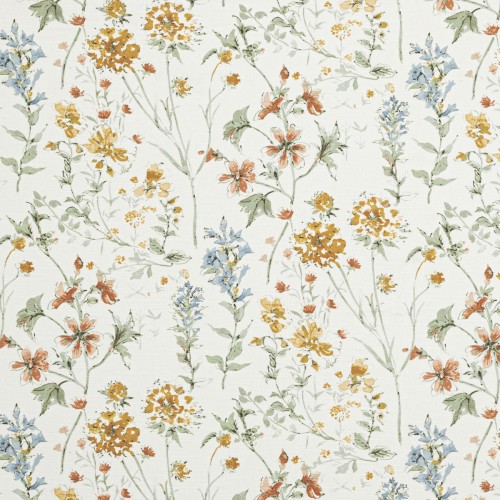 Wild Meadow Pale Gold Fabric