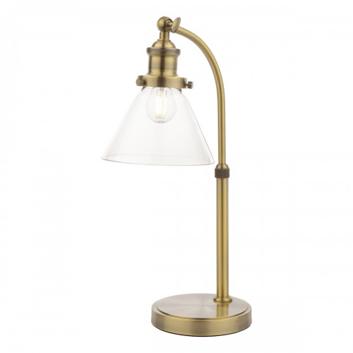 Isaac Task Lamp Antique Brass