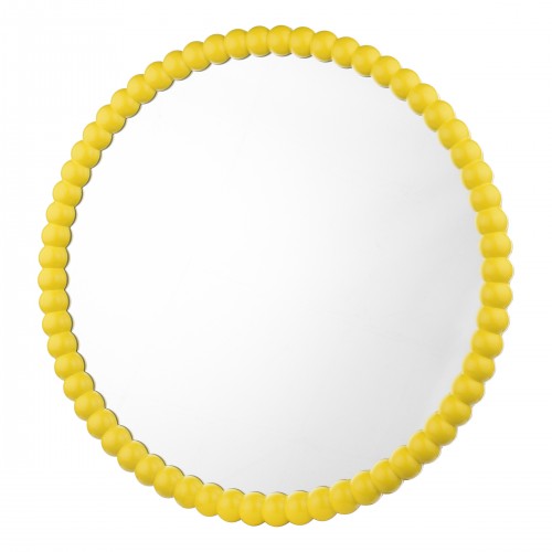 Ruan Round Mirror Yellow 70 Cm