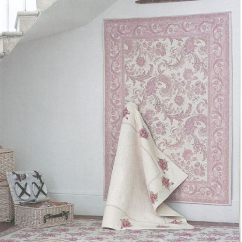 Baroque Chalk Pink Rug