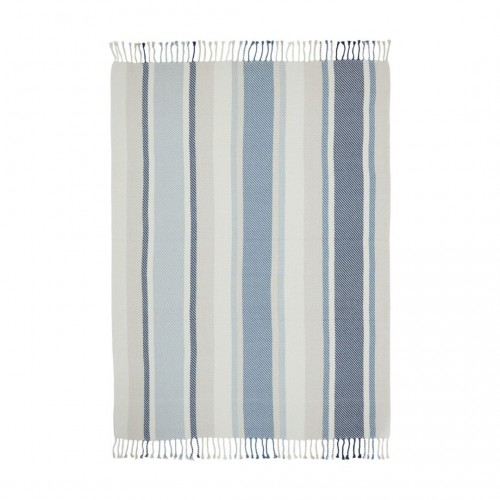 Awning Stripe Seaspray Blue...