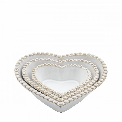 Beaded Heart Bowl (Set of...