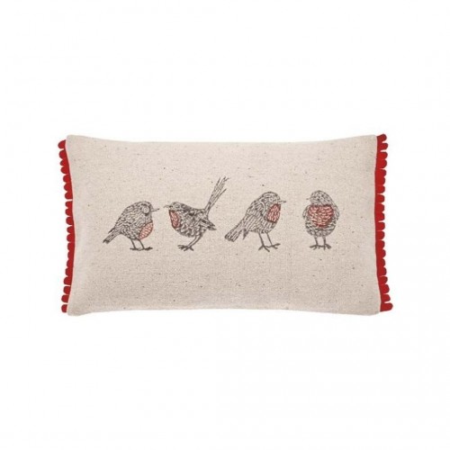 Robin Block Print Cushion