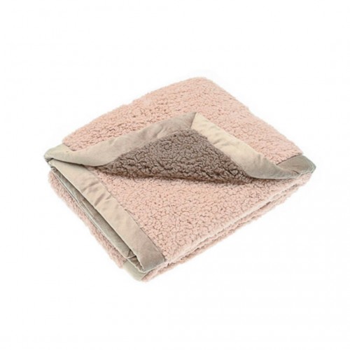 Cosy Sherpa Throw Blush /...