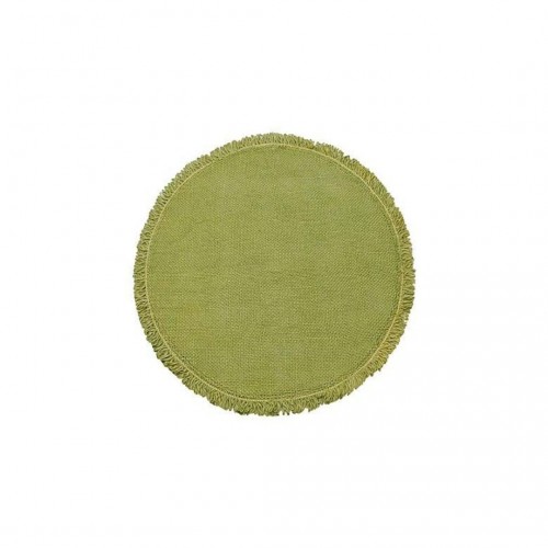 Circular Jute Placemat Olive