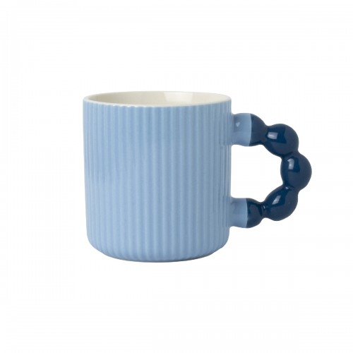 Taza Ebba Azul con Azul Oscuro