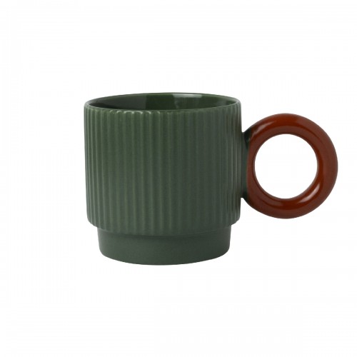 Mug Green With Brown Ear Luka