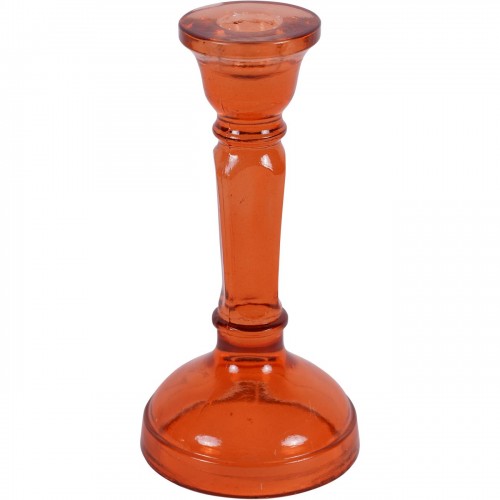 Orange Glass Candlestick,...