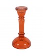 Candelabro Cristal Naranja,...