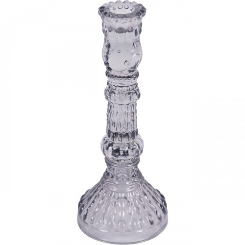 Grey Glass Candlestick,...