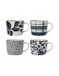 Giftset 4 Mugs assorti Blue...