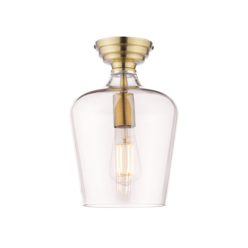 Semi Plafón Ockley latón...