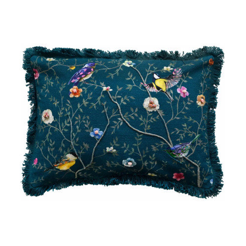 Cojín Birdsong Verde...