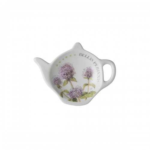 Teatip with a lovely floral design.