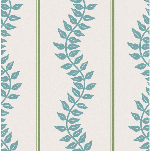 Laurel Leaf Stripe Blue &...