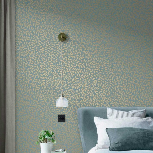 Papel Pintado Gilded Leaf...