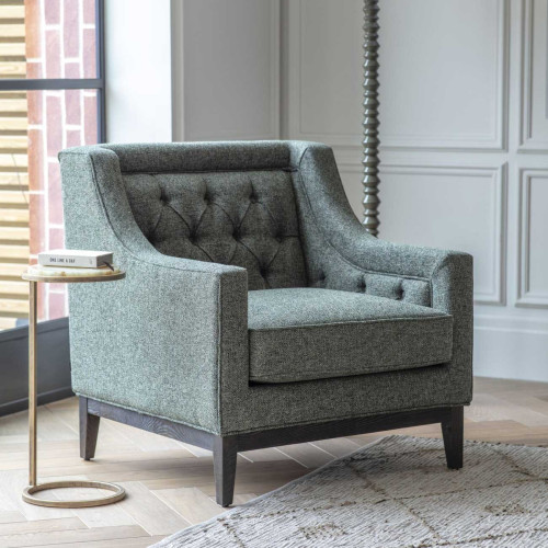 Theodore Buttoned Armchair...