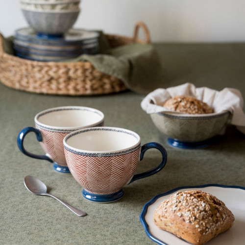 Set 2 Tazas XL Edwin Azul...