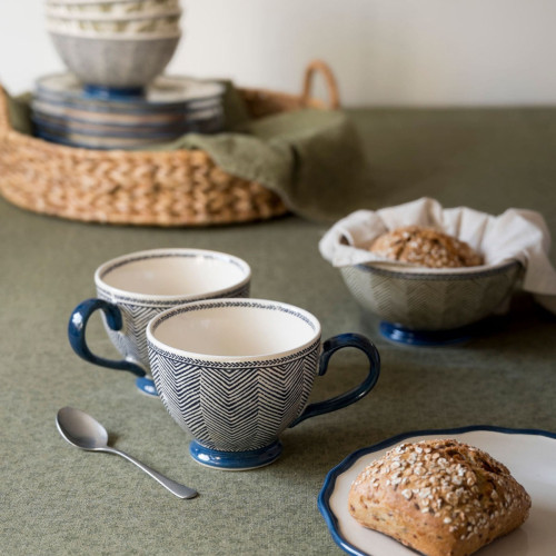 Set 2 Mug XL Edwin Blue,...