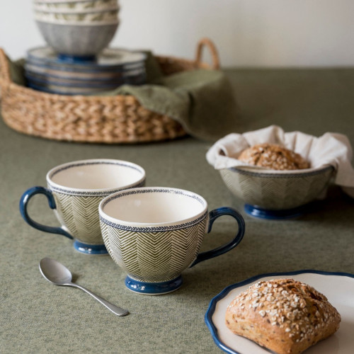 Set 2 Tazas XL Edwin Azul...