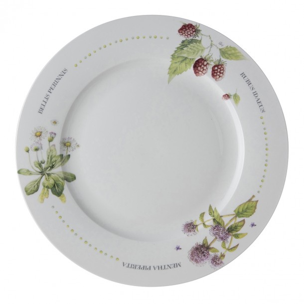 Plate with a lovely floral design.