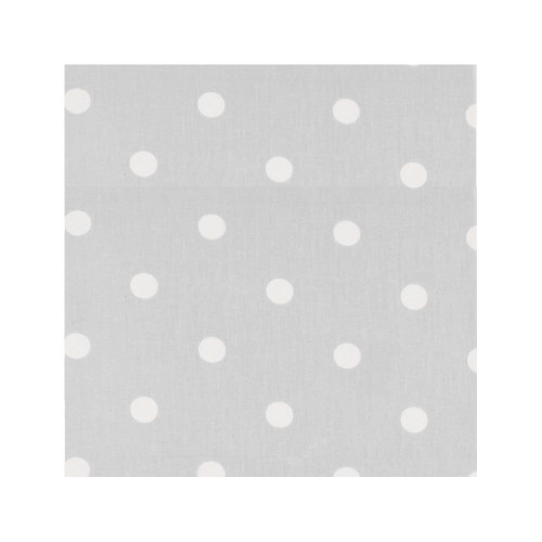 Light Grey Polka Dot Fabric