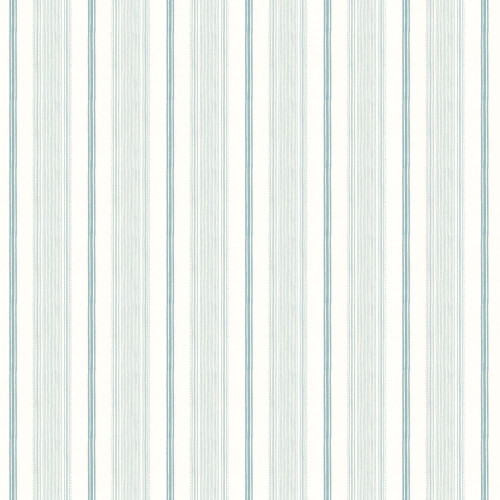 Heacham Stripe Teal Fabric