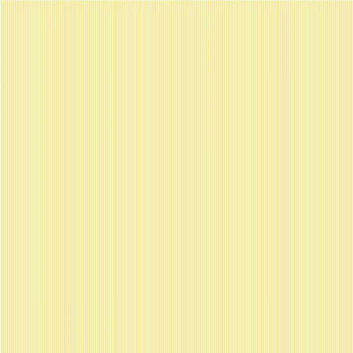 Country Critters Ticking Stripe Lemon  Wallpaper, Joules