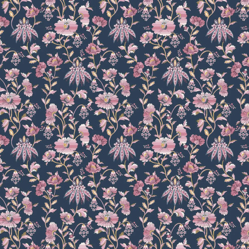 Friendship Garden Navy Blue...